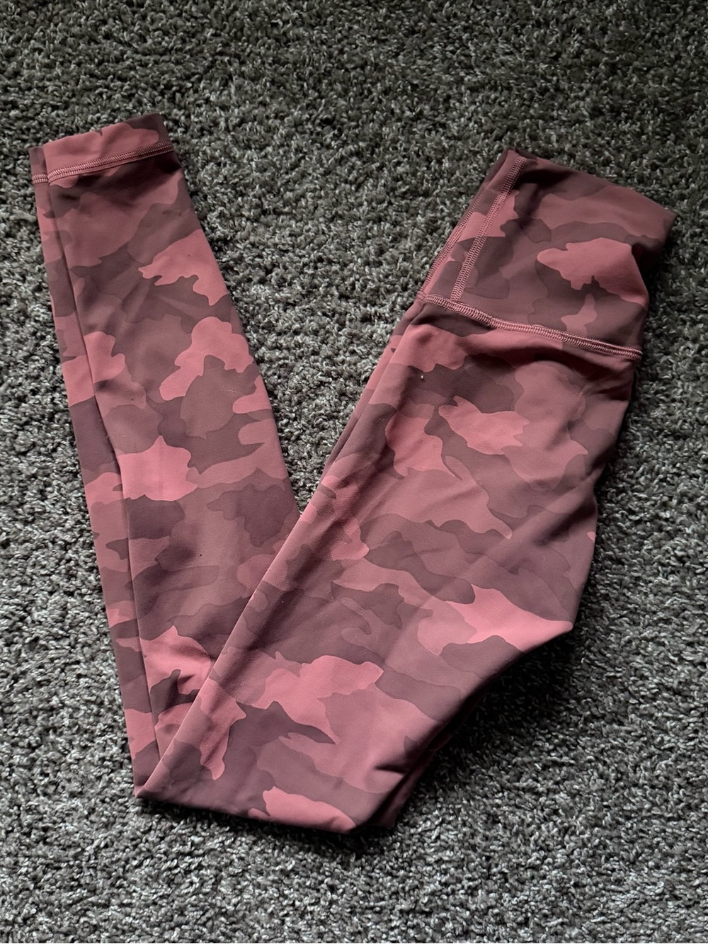 Lululemon Align High Rise Leggings Heritage 365 Camo Brier Rose Size 2